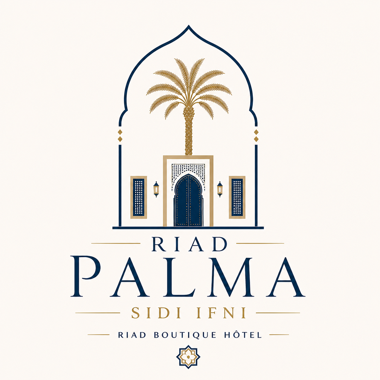 Riad Palma Sidi Ifni Logo mit Palme